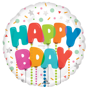 18"A Happy BDay Bash Pkg (5 count)