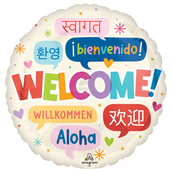 18"A Welcome Languages Pkg (5 count)