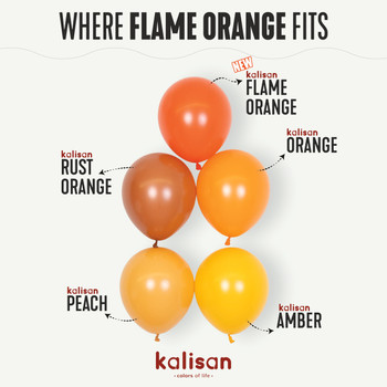24"K Flame Orange (2 count)