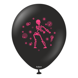 12"K Halloween Neon Skeleton (25 count)