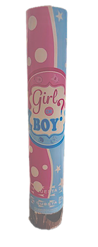 Gender Reveal Party Popper (Girl) (2 count)