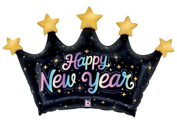 32"S Happy New Year Crown Dreamy Pkg (5 count)