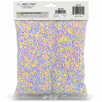 SMALL Styrofoam Balls Multi Pastel Pkg (1 count)