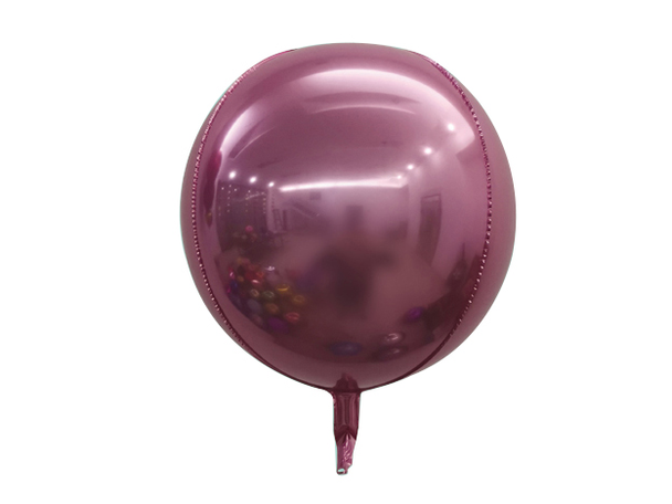 22"B Sphere Pink flat (5 count)