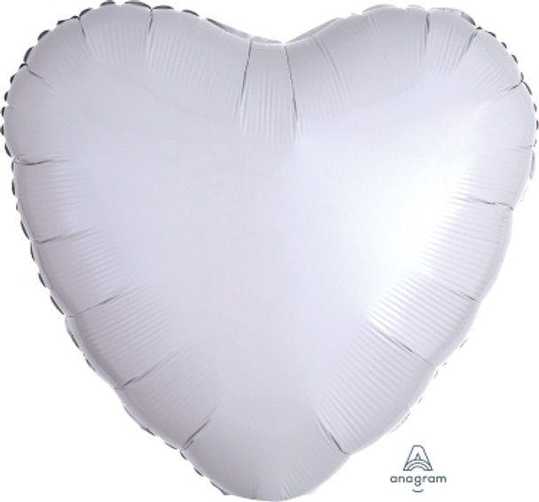 18"A Heart White flat (10 count)