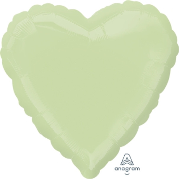 18"A Heart Leaf Green flat (10 count)