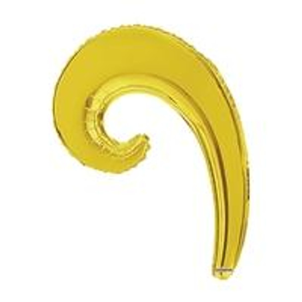 14"C Kurly Wave Gold flat (10 count)