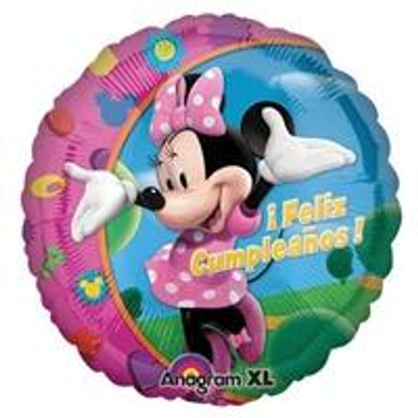 18"A Minnie Mouse Feliz Cumpleanos(10 count)