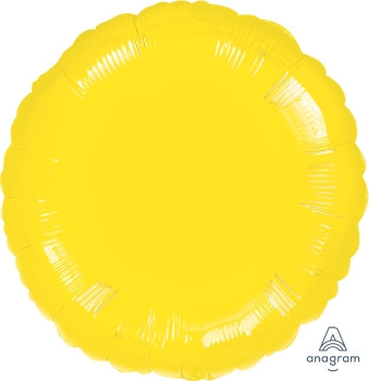 18"A Round Yellow Bright flat (10 count)