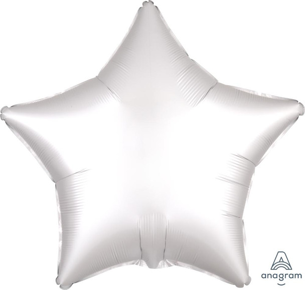 19"A Star Satin Luxe White flat (10 count)