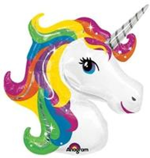 33"A Unicorn Rainbow Head Pkg (5 count)