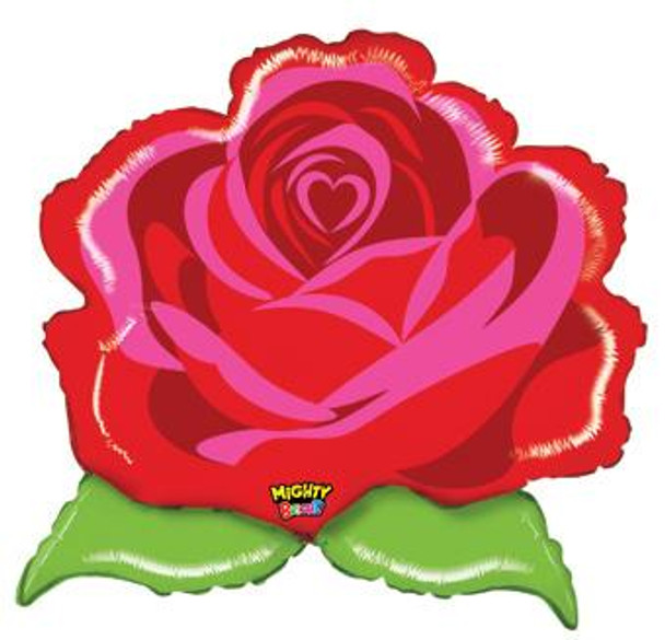 29"S Flower Mighty Bright Red Rose Bud (1 count)