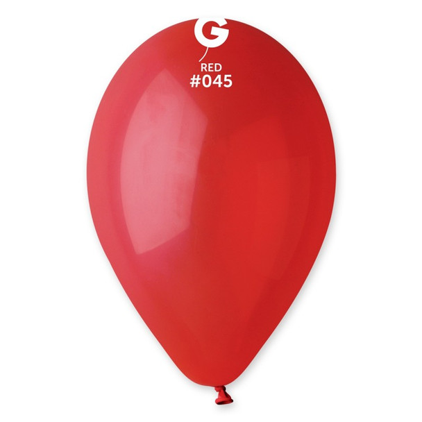 12"G Red #045 (50 count)