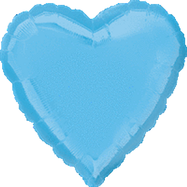4"A Heart Blue Pastel (10 count)