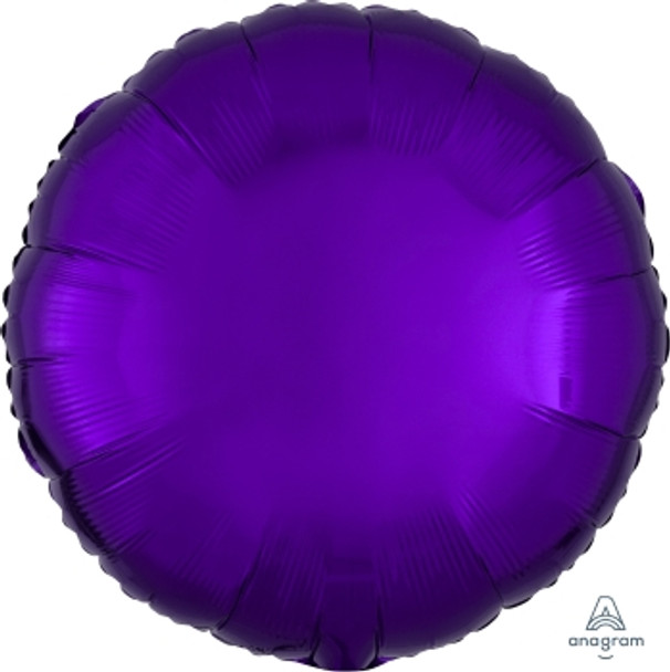 18"A Round Purple flat (10 count)