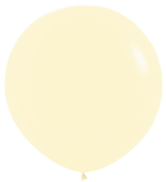 36"S Pastel Matte Yellow (2 COUNT)