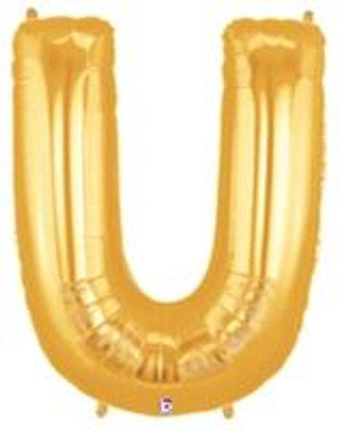 7"B Gold U (5 count)