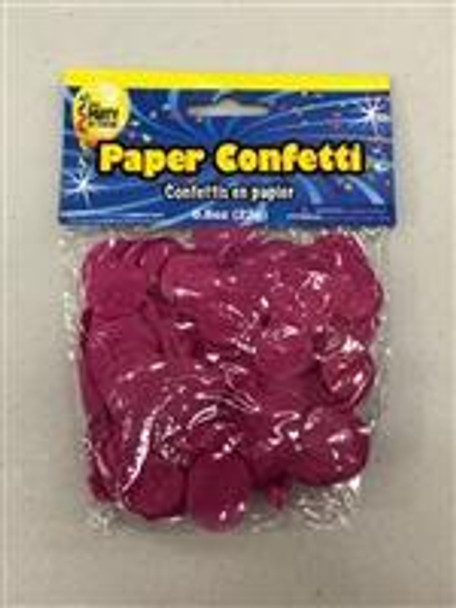 Confetti Circles, Paper Hot Pink(1 count)