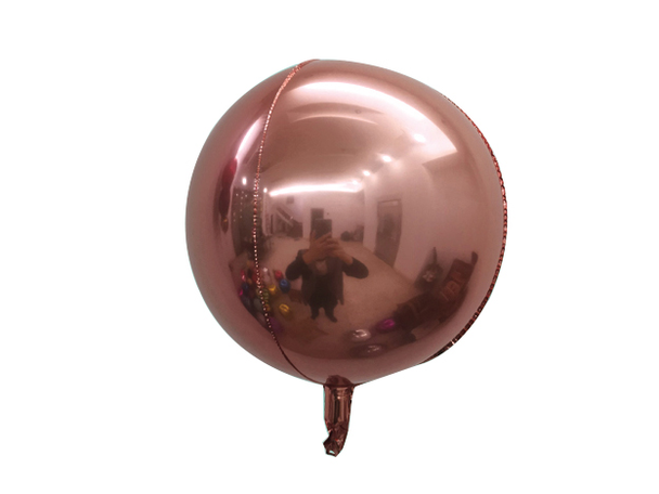 10"B Sphere Rose Gold flat (10 count)