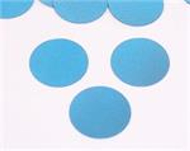 Confetti Circles Mylar Light Blue 1" Pkg (1 count)