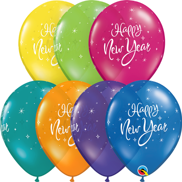 11"Q New Year Sparkle Fantasy Assortment Print (50 count)