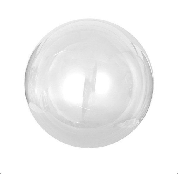 9"B Bobo Balloon Clear flat (50 count)