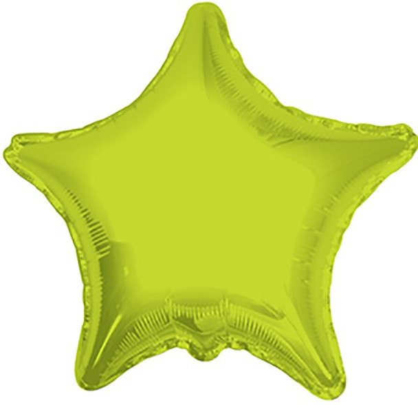 9"K Star Lime Green Air-Fill (10 count)