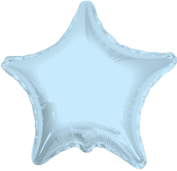 18"K Star Light Blue flat (10 count)