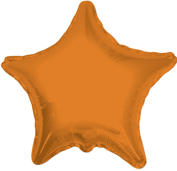 18"K Star Orange flat (10 count)