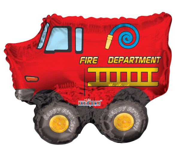 14"K Fire Truck Air-Fill Only dis. (10 count)