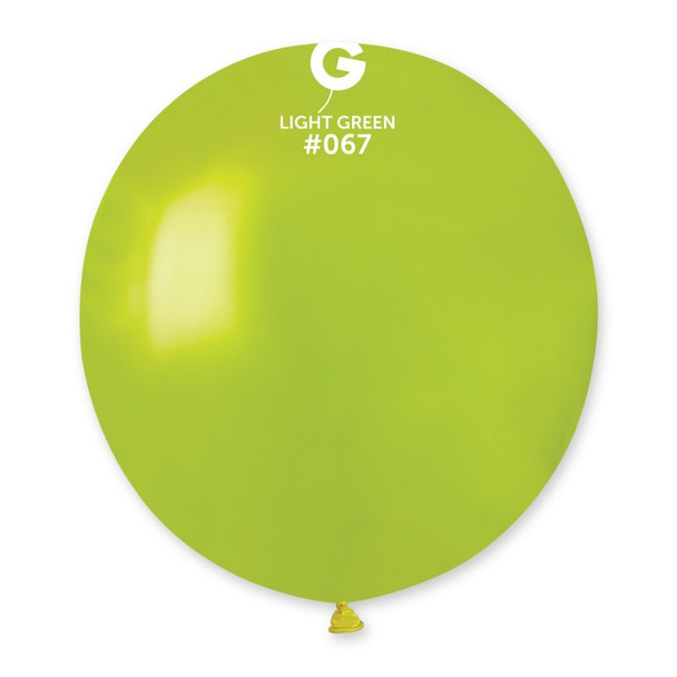 19"G Metallic Light Green (Lime) #067 (25 count)