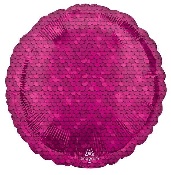 18"A Round Sequins Pink (10 count)