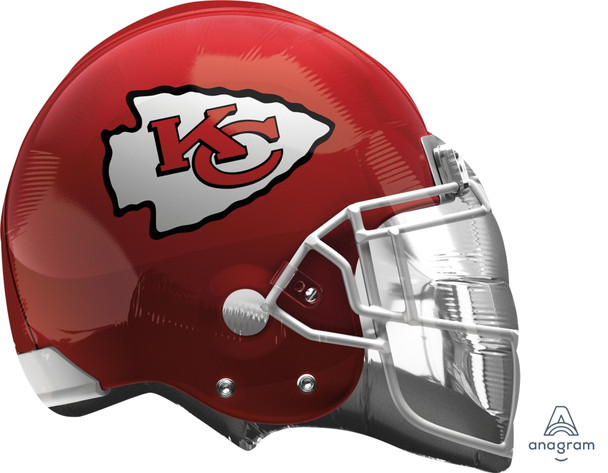 21"A Sports Football Helmet Kansas City Chiefs flat (5 count)