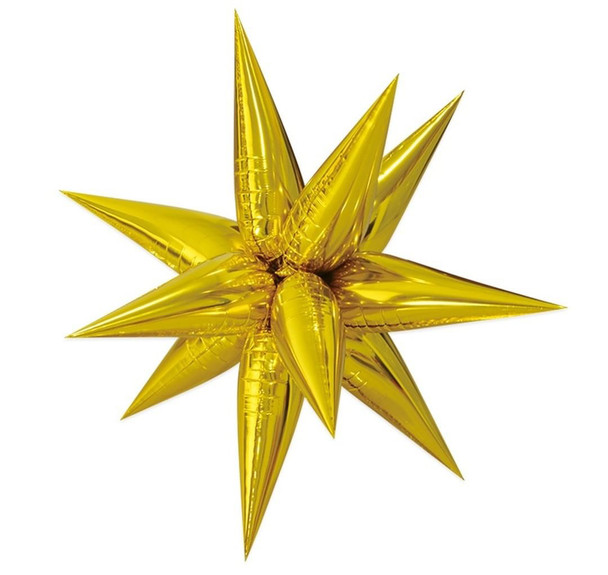 40"B Exploding Star Gold Pkg (1 count)