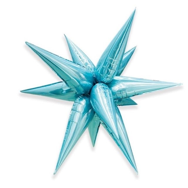 26"B Exploding Star Blue Pastel Pkg (1 count)