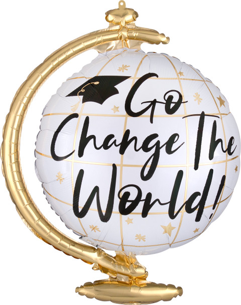 25"A Go Change The World Globe Pkg (5 count)