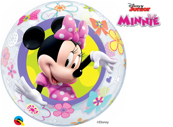 22"Q Bubble Minnie Mouse Bow Tique Pkg (1 count)