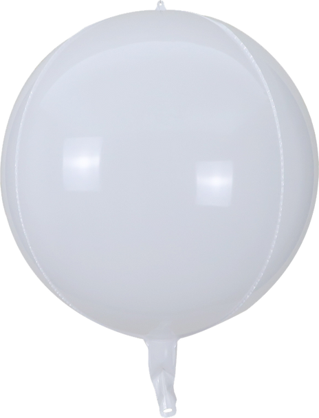 22"B Sphere White flat (5 count)