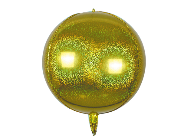 32" Sphere Holographic Gold (5 count)