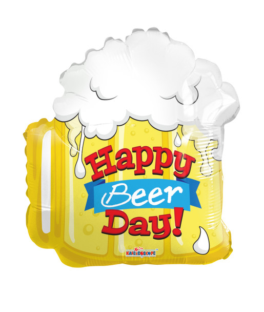 18"K Happy Birthday Beer Day (10 count)