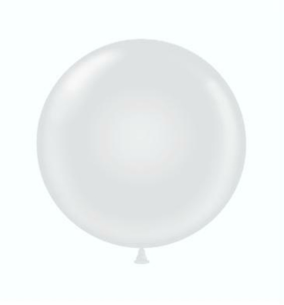 17"T  White Sugar Metallic (50 count)