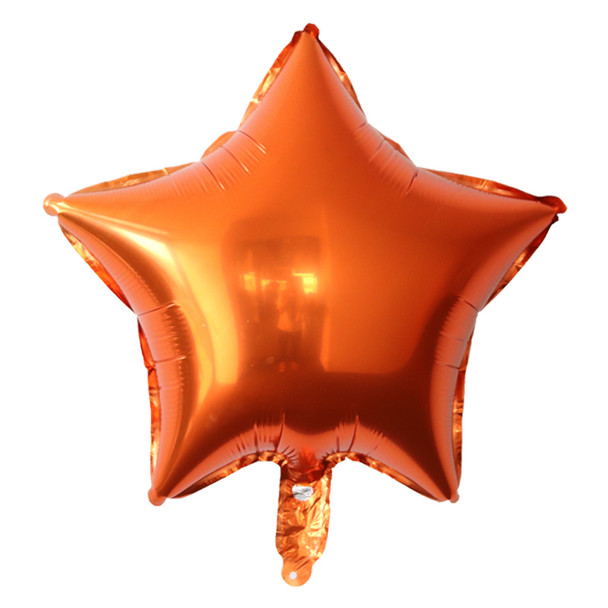 18"I Star Orange flat (10 count)