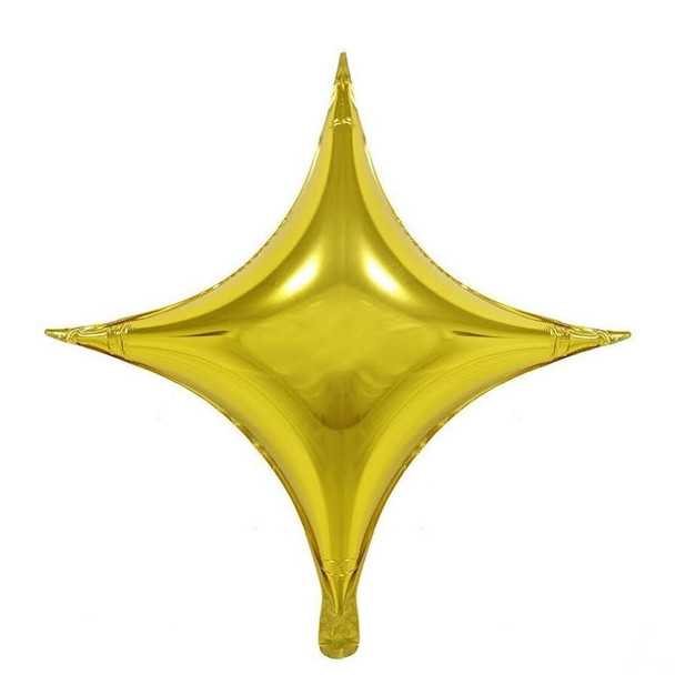 26"I 4 Point Star Gold flat (10 count)