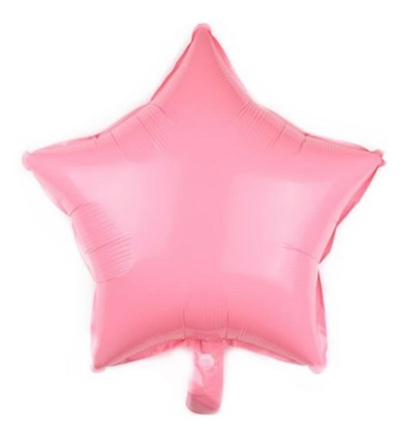 18"B Star Pastel Pink flat (10 count)