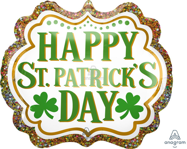 25"A St. Patrick's Day Glitter Marquee Pkg (5 count)