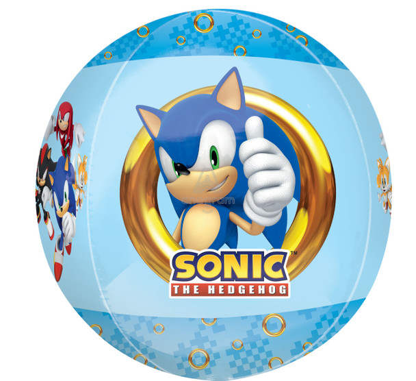 16"A Sonic The Hedgehog Orbz Pkg (5 count)