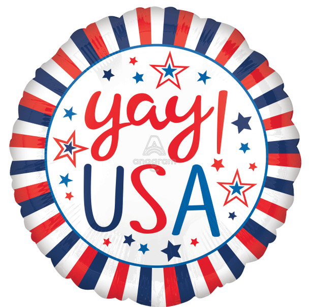 28"A Yay USA Pkg (5 count)