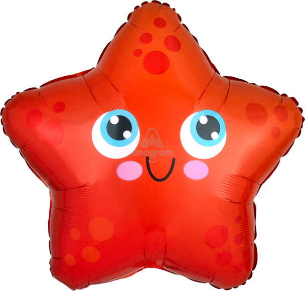 18"A Star Fish Smile Pkg (5 count)