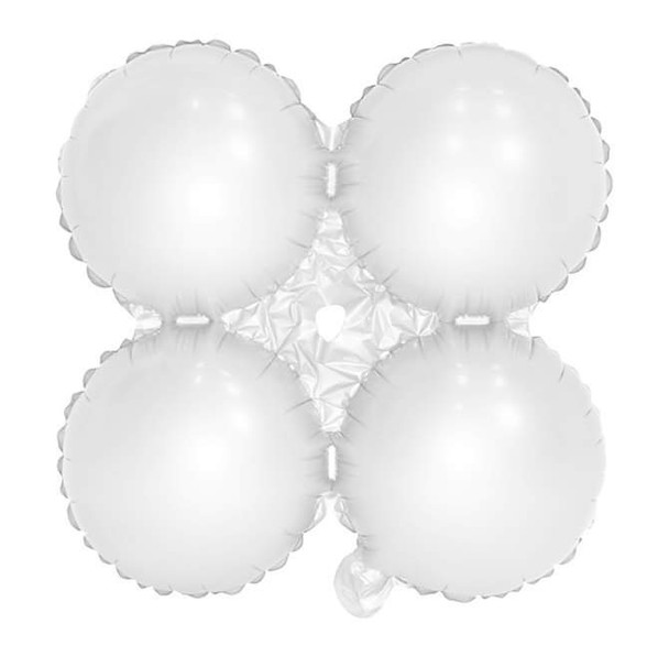 15"B Foil Quad White (10 count)