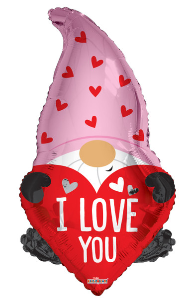 36"K I Love You Gnome Pkg (5 count)